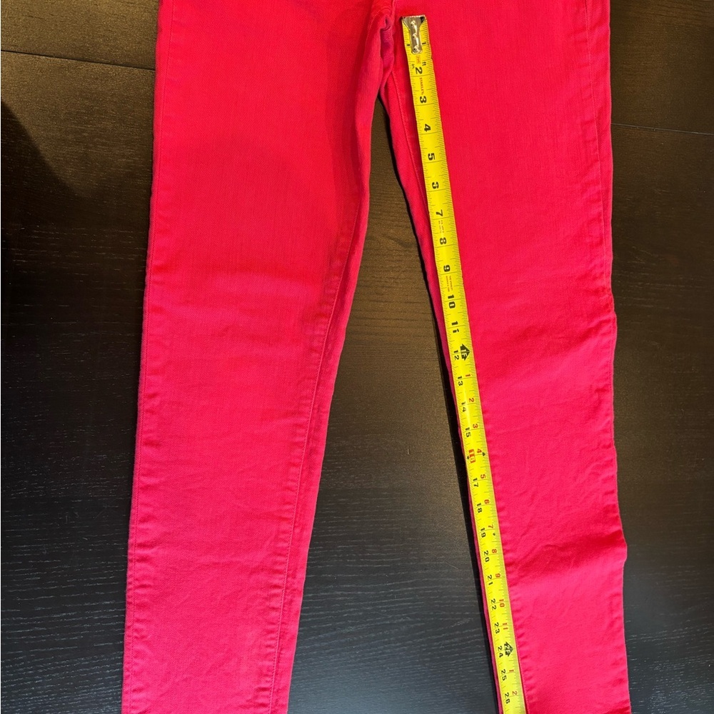 PAIGE Barbie pink skyline ankle peg jeans size 26 - Picture 10 of 13